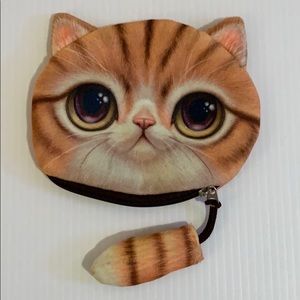 Kitty face mini change purse